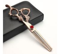 Rose Gold 440c alta durezza parrucchiere giapponese parrucchiere salone parrucchiere taglio di capelli parrucchiere assottigliamento strumenti professionali (Thining Scissors)