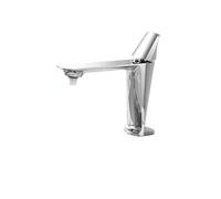 Rose Gold Bathroom Basin Sink Faucet Square Brass Mixers Single Handle White Vanity Mixer Tap(Color-3)