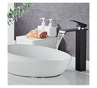 Rose Gold Bathroom Fauce in ottone massiccio in ottone for il bacino del bacino del bacino del rubinetto a cascata fredda e calda miscelatore del lavello del lavello della maniglia singola del lavaggi