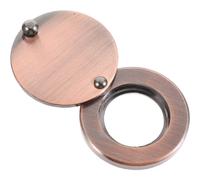 Rose Gold Door Hole Cover Metal Peephole Privacy Protector Reusable