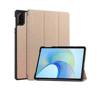 (Rose Gold) For Honor Pad X9 Tri-Fold Stand Shell PU Leather Auto Sleep/ Wake Protective Tablet Cover