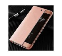 (Rose gold, For P10) Premium Leather Flip Cover Phone Case for Huawei P30, P40 Pro, and More - Stylish Protection for UK Mobile Users