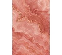 Rose Gold Marble A5 Notebook with 150 Dotted Pages: 6"x9" Planner, Journal, Diary, Composition / College Book