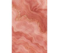Rose Gold Marble Hardcover A5 Notebook with 150 Dotted Pages: 6"x9" Planner, Journal, Diary, Composition / College Book