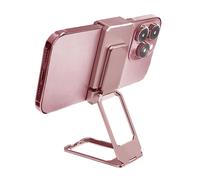 (Rose Gold) Metal Adjustable 360 Rotation Foldable Phone Ring Holder Back Clip Holder,100% New