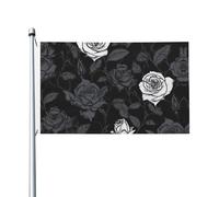 Rose Gothic Welcome Garden Flag 90x150 Cm No Fade Double Sided Casa Yard Bandiere Outdoor Banner Decor Per Cortile Portico Prato
