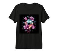 Rose magiche con Pietra fantasiosa Maglietta Premium