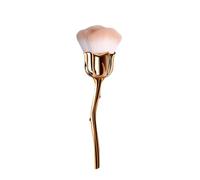 Rose Makeup Brush Pennello per fondotinta di grande capacità, pennello per trucco viso premium, pennello per fard a fiori per liquidi, creme, polveri, lucidatura, pennello per punte (Marrone)