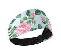 Rose Moisture Wicking yoga fasce elastiche testa per le donne per escursioni escursionismo escursionismo basket