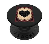 Rose Nere Barocche E Gotiche PopSockets PopGrip Adesivo