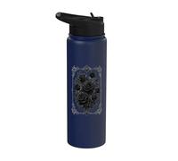 Rose nere, fiori di rosa Stainless Steel Insulated Water Bottle