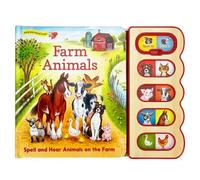 Rose Nestling Farm Animals (Libro di cartone)
