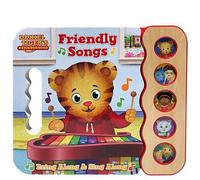 Rose Nestling Friendly Songs (Libro di cartone) 5 Button Early Bird Song Book