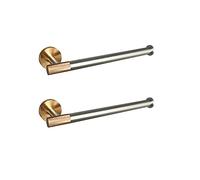 Rose Oro Spazzolato Montaggio a Parete Gancio Gancio Wicele Paperino Accessori per Cucina Accessori per Il Bagno, Supporto di Carta da 2 Pezzi (Anello da Asciugamano da 2 Pezzi)
