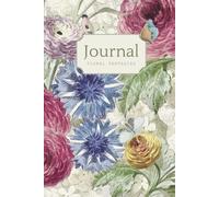 ROSE&PAPER | Premium Lined Journal for Women | Birdsong and Blossoms | Floral Fantasies Collection: Whimsical Floral Design | Perfect for Journaling, Creative Writing, or Notetaking