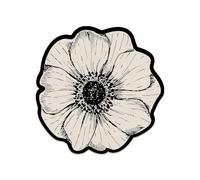 Rose Pattern Napa Leather Tabletop Absorbent Mat,Quick Drying Non-Slip Desk Absorbent Mats,Petals Wipeable Washable Kitchen Place Mats,for Dining Table,Office Countertop Protection Decor