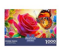 Rose Puzzle 1000 Pezzi Per Adulti E Bambini Con Una Misura Impegnativo E Difficile Giochi Rilassamento E Intelligence,Regalo Per Amore E Amico 38x26cm/1000pcs