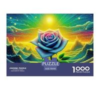 Rose Puzzle 1000 Pezzi Per Adulti E Bambini Dai 12 Anni Impegnativo E Difficile Giochi Rilassamento E Intelligence,Idea Regalo Uomo E Donna 70x50cm/1000pcs