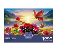Rose Puzzle Da 1000 Pezzi Per Amanti Della Natura: Ammira Paesaggi E Rafforza La Persistenza!
