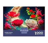 Rose Puzzle Decorazione Artistica Da Parete Per Soggiorno, Classici, Giochi Rilassamento Perfetto Per Appassionati Di Esperti Impossibili Plant Theme Per Adulti E Bambini Da 14 Anni E Più Divertenti P