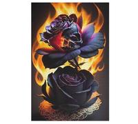 Rose Puzzle Per Adulti 1000 Pezzi Difficile Puzzles in Legno Impegnativo Gioco Preciso A Incastro Gioco Educativo Sfida Giocattolo 78×53cm