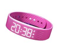 (Rose Red)Fitsleeps Alarm Clock Watch, a Silent Vibration Alarm for Wake Up