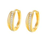Rose Ringe Für Damen 2024 -Linien-Ohrringe für Frauen, Roségold-Ohrringe, Doppelschicht-Ohrringe, leichte Luxus-Ohrringe Der Der Ringe Rückkehr (GD3, One Size)