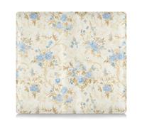 Rose romantiche blu e bianche per San Valentino in pelle di alta qualità porta carte di credito portafoglio accessori custodia per carte, documento essenziale patente di guida, Rose romantiche blu e