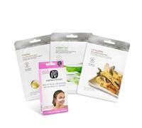 Rose & Rose Kit | Set viso completo con collagene, aloe vera, ginseng rosso e cerotti in gel antirughe per occhi | idratazione, nutrizione e rivitalizzazione | routine di bellezza integrale