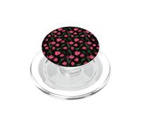 Rose Rosse Night Garden Pattern Fiori Floreale PopSockets PopGrip per MagSafe