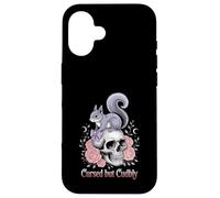 Rose scoiattolo gotico maledetto ma coccoloso occulto Custodia per iPhone 16