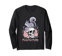 Rose Scoiattolo Gotico maledetto ma coccoloso Occulto Maglia a Manica