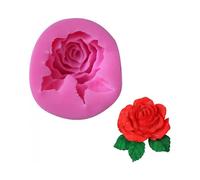 Rose Shape Silicone Mold Cake Decoration Silicone Fondant Mold Suitable for Polymer Clay Candy Chocolate Fondant Cake Decoration