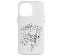 Rose Skull Y2K With Cute Star Pattern For Goth Mom Custodia per iPhone 14 Pro Max