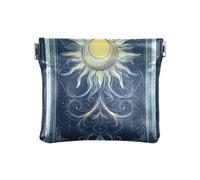 Rose Tarot - Portamonete da donna in pelle, per donne e ragazze, Tarocchi luna sole, 1 size, moderno