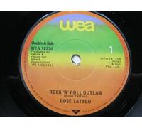 Rose Tattoo Rock N Roll Outlaw/Bad Boy For Love 7" WEA 18720 EX 1981 German pressing