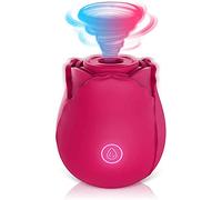 Rose Toy,Vibrantoror per 10 modalità di vibrazione Macchina di aspirazione Vibratori giocattolo Leccate di clitoride Succhiare Giocattoli sessuali,Regalo divertente per gli amanti