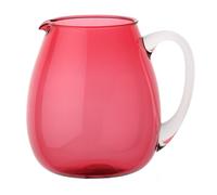 Rose & Tulipani - Brocca Colorlife in acrilico colorato da 2,5 litri, elegante e resistente, colore Rosso