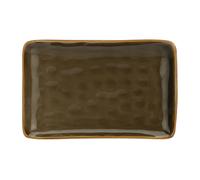 ROSE & TULIPANI Concerto Grigio Tortora Vassoio Rettangolare 20 x 13
