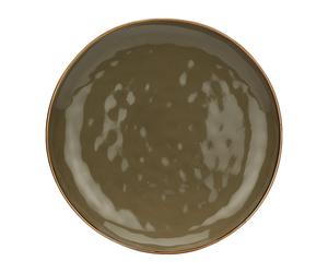 ROSE & TULIPANI Concerto Grigio Tortora Vassoio Rotondo D 32 Cm