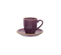 ROSE & TULIPANI Concerto Malva Tazza Caffè con Piattino