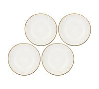 Rose & Tulipani Concerto Piatto Fondo Avorio 21cm Set 4 Pezzi Stoneware