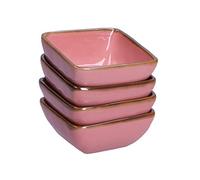 Rose & Tulipani - Concerto Rosa Antico Ciotolina Quadrata 8 Cm Set da 6 pz