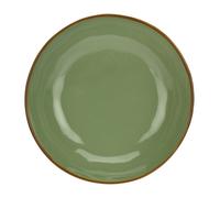 Rose e tulipani Concerto Verde Oliva Piatto Fondo Cm. 21