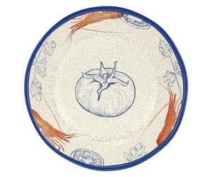ROSE & TULIPANI MILANO Ocean Life Set 2 Piatti Fondi 19 Cm, Melamina