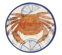 ROSE & TULIPANI MILANO Ocean Life Set 2 Piatti Frutta 21CM,Melamina