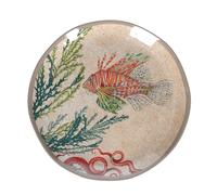 ROSE & TULIPANI Sea Life Set 2 Pezzi Piatto Frutta 21cm Melamina