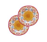 Rose & Tulipani - Set 2 Piatti Frutta Borgo