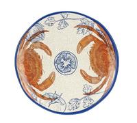 ROSE & TULIPANI Vassoio Rotondo Ocean Life Melamina D 32 Cm