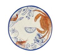 ROSE & TULIPANI Vassoio Rotondo Ocean Life Melamina D 42 Cm